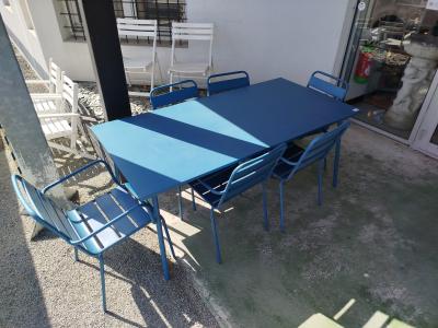 Salon de Jardin en m�tal 6 fauteuils   Table Manger Ext�rieur 22MAG 31-07