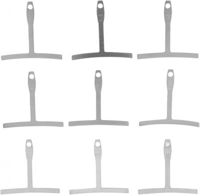 9 Pcs Guitar Radius Gauge, Universal Understring Radius Jauge Luthier Outils Pou