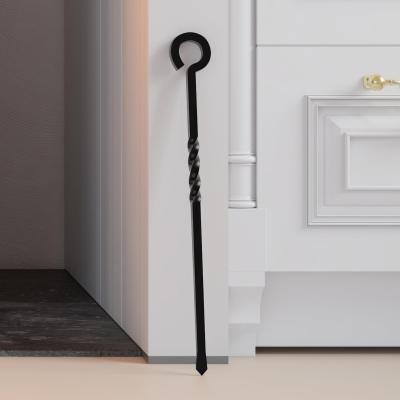 Tisonnier noir de 40,5 cm de long pour chemin�e, pour br�leurs � b�ches et fe...