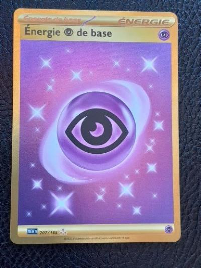 Carte Pok�mon Energie Psy de Base 207-165 MEW Pok�mon 151 FR NEUF