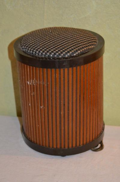 Enceinte Haut Parleur Vintage  Gyraudax Cylindrique