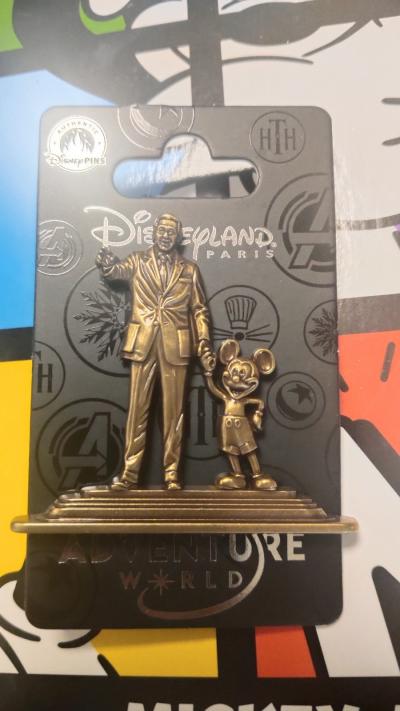 Pin's WALT & MICKEY Adventure World DISNEYLAND PARIS