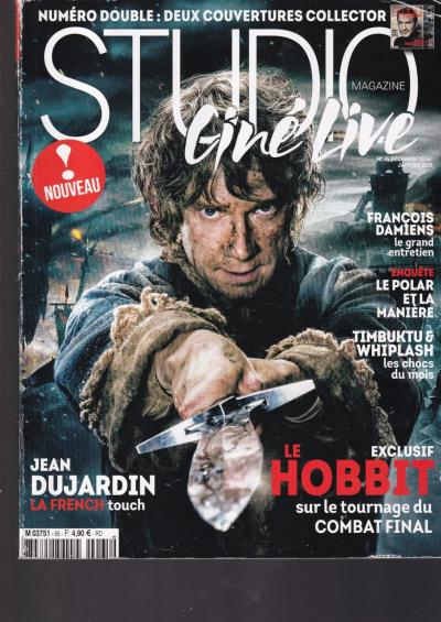 STUDIO CINE LIVE N�65 LE HOBBIT & COMBAT FINAL - J. DUJARDIN - F. DAMIENS