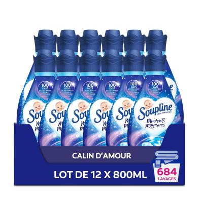 , Adoucissant Linge Concentr�, Moments Magiques, Lot 12 x 800 ml