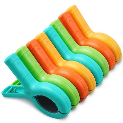 8 Pinces Color�e pour Serviette de Plage, Grosse Pince � Linge Durable Pinces...