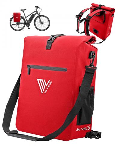 Sacoche de v�lo pour portebagages  3 en 1  100 % �tanche et sans PVC  Avec po...