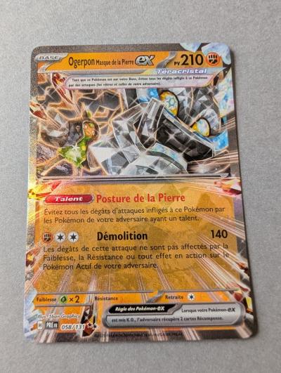 Ogerpon Masque EX 058-131   Evolutions prismatiques EV08.5 Carte Po