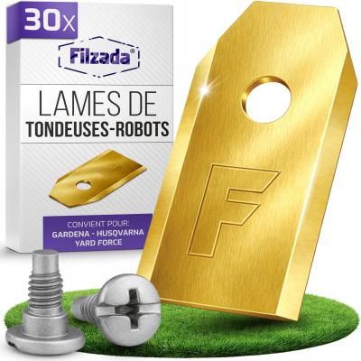 � 30X Lames Robot Tondeuse Compatible Avec Husqvarna Automower | Lame De Rechang
