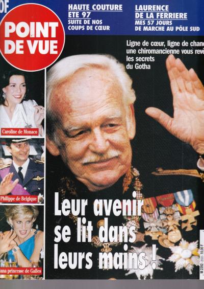 POINT DE VUE N�2533 SECRETS DU GOTHA - HTE COUTURE ETE 97 - L. DE LA FERRIERE