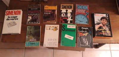 Lot 11 romans 10 livres   Georges Simenon   Presses de la Cit�, Pocket   Maigret