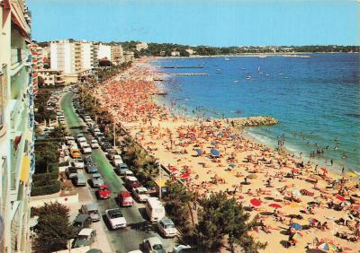 6 JUAN LES PINS L ENFILADE DES PLAGES