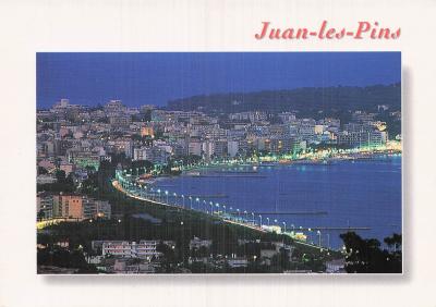 6 JUAN LES PINS VUE NOCTURNE DE LA VILLE