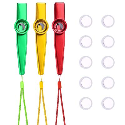 Kazoo, Kazoo Instrument, Avec 10 Membranes � Fl�tes et 3 Cordons, Pour Accomp...