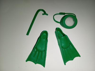Palme, masque et tuba poup�e tressy bella