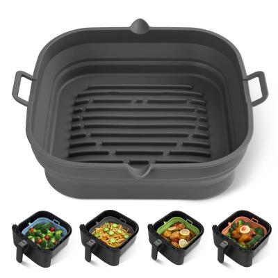 Moule Silicone Air Fryer Carr� Panier Friteuse R�utilisable Doublure Liners F...