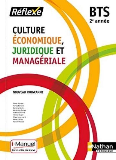 Livre Scolaire BTS 2 MHR Culture �conomique, juridique et manag�riale  2019