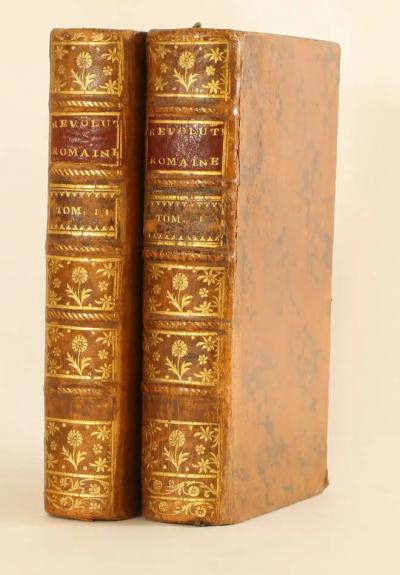 VERTOT Histoire des r�volutions arriv�es de la r�publique romaine 1755   2 vols