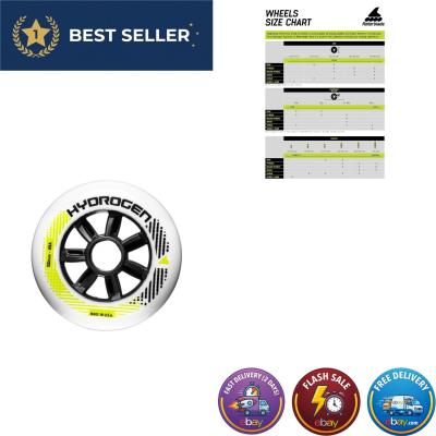 Lot de 8 roues de patin � roulettes hydrog�ne 100 mm 85 A