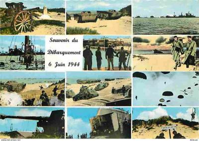 Carte Postale   50   Sainte Marie du Mont   Utah Beach   Multivues   Militaria