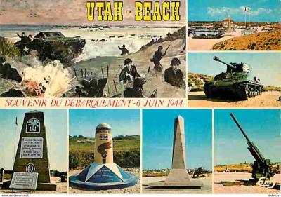 Carte Postale   50   Sainte Marie du Mont   Utah Beach   Militaria   CPM   Voir