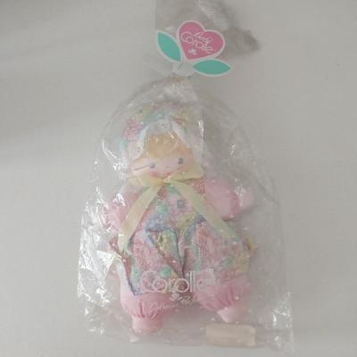 Corolle Doudou Chiffon personnage poup�e tissu b�b� rose ancien r�f 1014