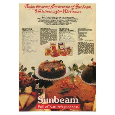 Affiche Alimentaire de No�l Vintage | Art Mural Festif | D�cor de Cuisine