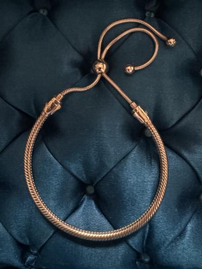 PANDORA rose gold plated bracelet