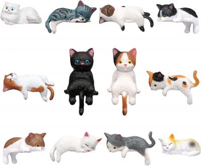 Figurine De Chat En R�sine 12 Pi�ces Mini Figurines Chat Mignons R�sine, D�cor V