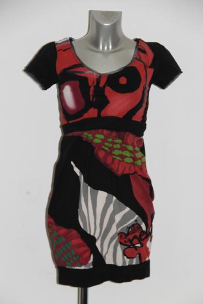 Pretty dress various patterns DESIGUAL size S or 36 fr EXCELLENT CONDITION