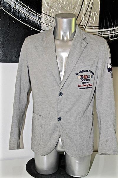 Joli blazer homme coton fun amour et sexe DESIGUAL taille 52 (L) excellent �tat