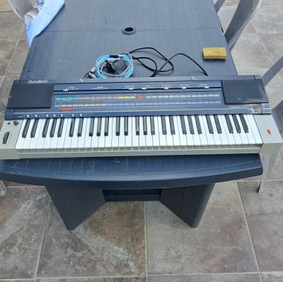 Casio Casiotone CT 6000 Clavier �lectronique vintage avec c�bles
