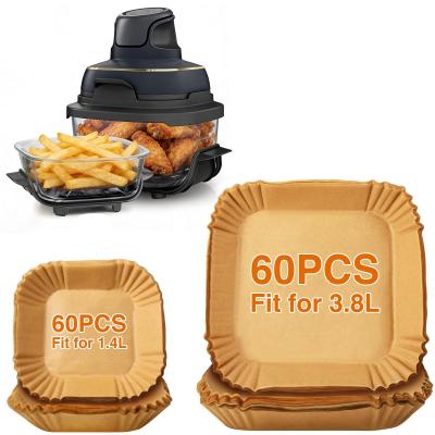 Papier Cuisson Air Fryer Pour Ninja Crispi, 120 Pcs Feuille Sulfuris� Air Fryer