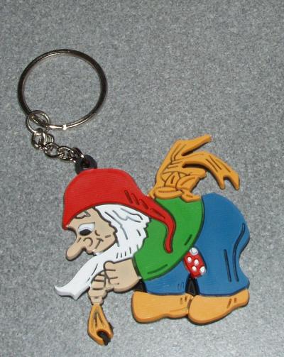 Superbe PORTE CLES CLEF KEY BIERE BELGE BELGIAN BEER BIER NAIN LA CHOUFFE N�1