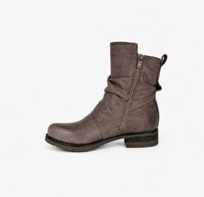 Bottines femme  fermeture �clair -bout rond -pointure EU 38