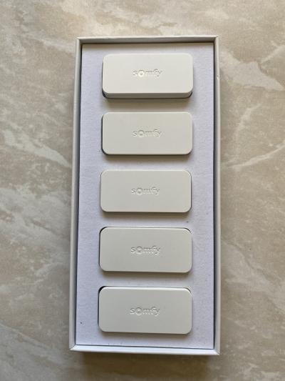 Somfy lot de 5 d�tecteurs d ouverture blancs pour porte et fen�tre
