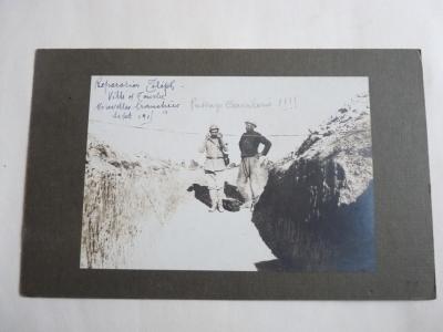 Photographie ancienne guerre 1914 18 poilus militaria (23395)