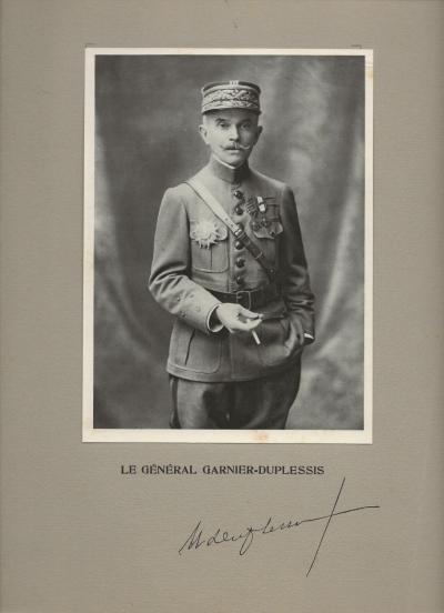 Foto Antike, Portr�t Milit�r G�n�ral Garnier Duplessis, Militaria Frankreich
