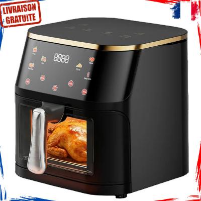 Air Fryer 12L Friteuse � Air Chaud 1400W Cuisson Saine Sans Huile Minuterie