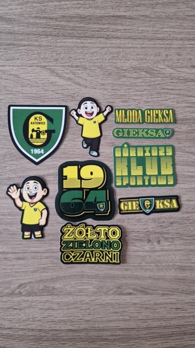 GKS Katowice 1964 Lot 9 autocollants stickers sport Foot Pologne Football