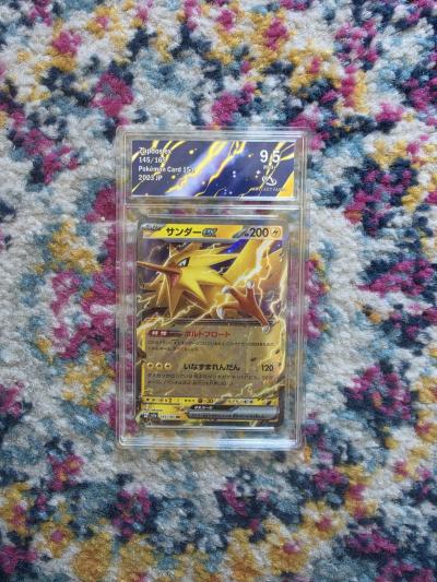 Pok�mon JCC Zapdos ex JP Card 151 2023 145-165 PV 200 EX �clair 120