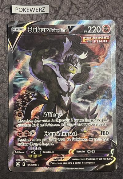 Carte Pok�mon Shifours Poing Final V 151-163 Styles de Combat