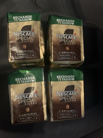 Lot De 4 Nescafe Recharge De 150g   Neuf Envoi Colissimo
