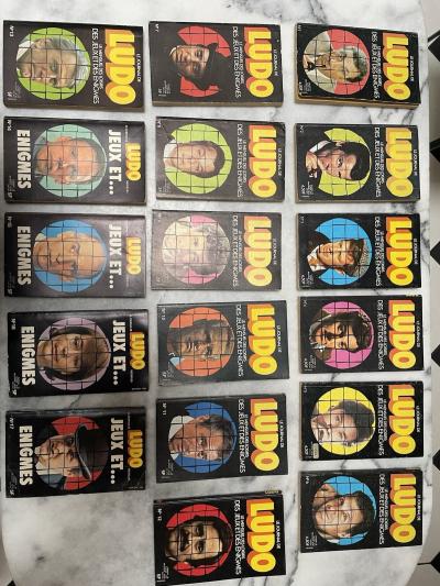 Le Journal de Ludo Lot 18 autocollants LUDO jeux et �nigmes niveau 5F
