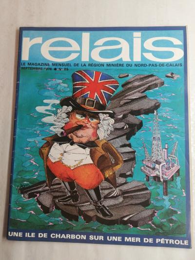 N104 Relais r�gion Mini�re sept 1976 n�85 ile de charbon sur une mer de p�trole