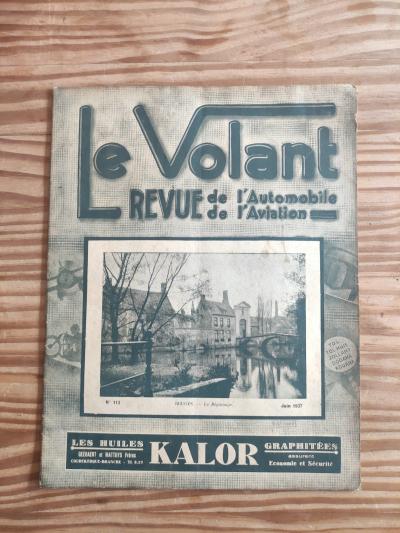 N19 Le Volant Revue De L'automobile, Et De L'aviation Juin 1937 Bruges B�guinage
