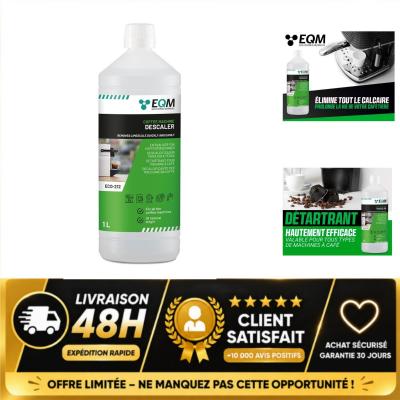 D�tartrant machine � caf� EQM ECO 212 1L Naturel Compatible Toutes Machines