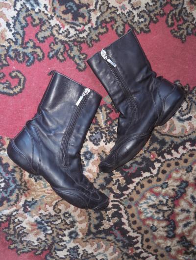 Marith�  Fran�ois Girbaud Bottes Cuir Zip