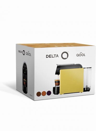 Delta Q Mini Qool machine � caf� � capsules, compatible Delta Q, gris-noir