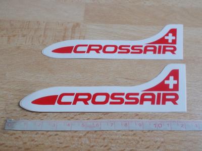 2 autocollants CROSSAIR