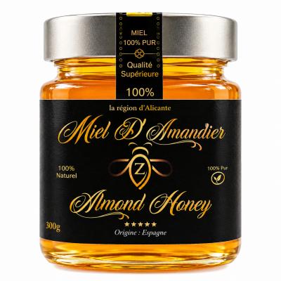 Miel d Amandier 300g   100% Naturel et Brut   Miel de Fleurs d Amandier